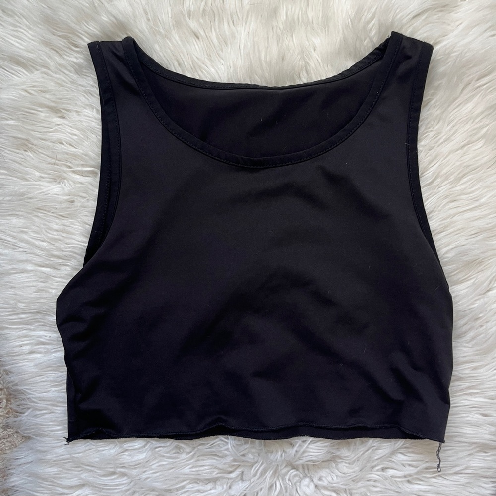 Shein Black Cropped Top